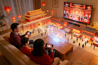 科技赋能新春，线上云庙会・云灯会解锁年味新体验