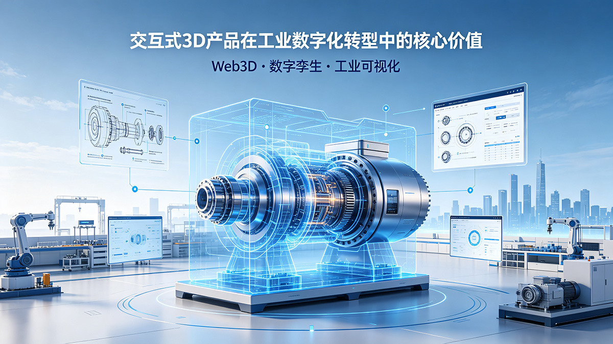 交互式 3D 产品在工业数字化转型中的核心价值
