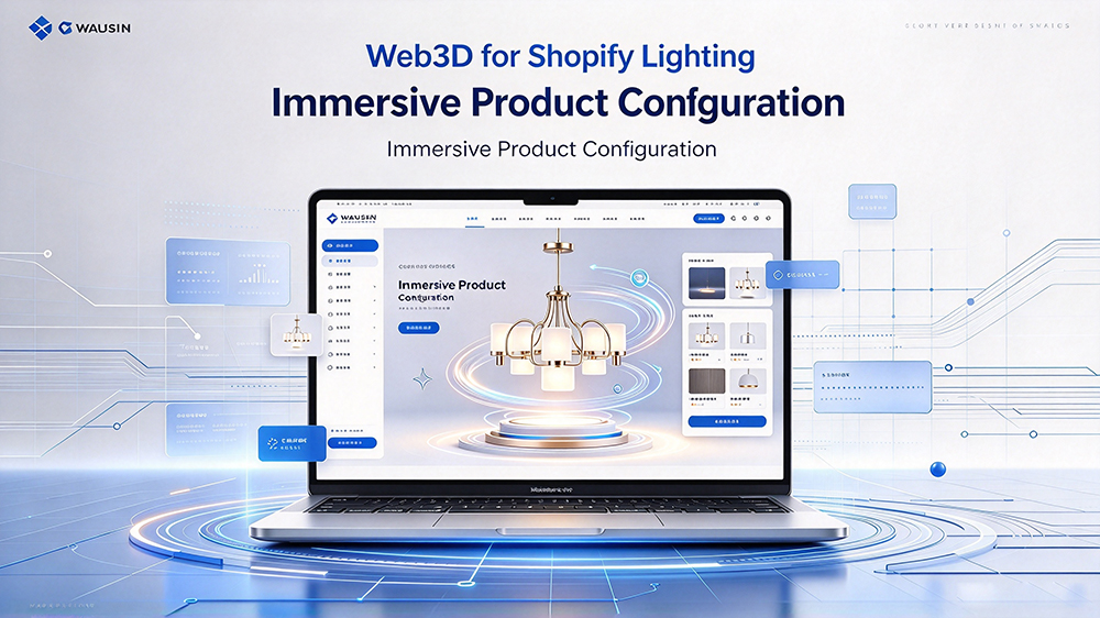 独立站升级｜Web3D 赋能 Shopify 灯具产品沉浸式选购